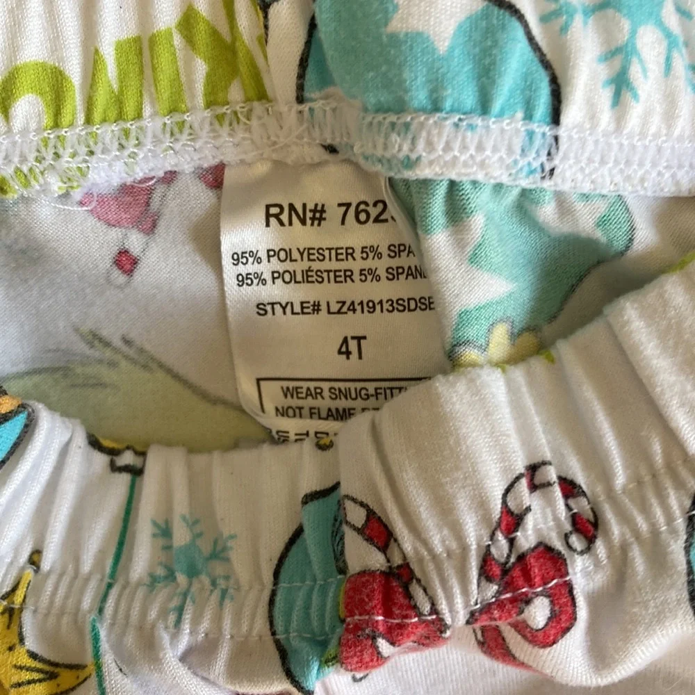 The‎ grinch dr Seuss Christmas pj pants 4t